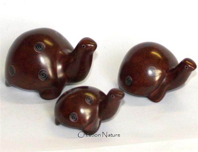 83003 Set of 3 turtles  6 to 8 cm